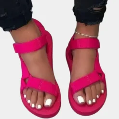 Damesschoenen*Kleurblok zomerse damessandalen