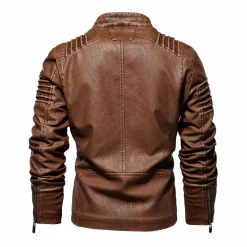 Leren Jassen Heren*Knight Leren Jas - Perfect voor de Zomeravonden