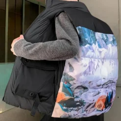 Truien & Vesten Dames*Konstantinos - Herenvest voor frisse lentedagen en koele zomeravonden Zwart