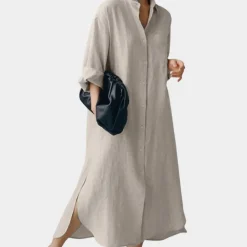 Jurken & Jumpsuits Dames*Kore - Comfortabele zomerse dameshemdjurk