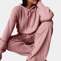 Sets Dames*Kristina - Luxe Gebreide 2-delige Damesset voor de Zomer