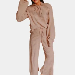 Sets Dames*Kristina - Luxe Gebreide 2-delige Damesset voor de Zomer