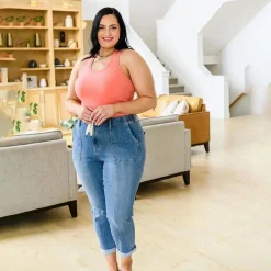 Broeken & Rokken Dames*LACEY - Rekbaar zomer joggerbroek