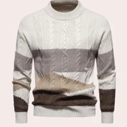 Truien & Vesten Heren*Ladislau - Modieuze gebreide zomerse trui voor heren