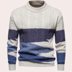 Truien & Vesten Heren*Ladislau - Modieuze gebreide zomerse trui voor heren