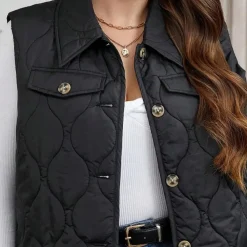 Truien & Vesten Dames*LAILANI - Multifunctioneel Zomervest voor Dames Zwart