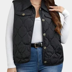 Truien & Vesten Dames*LAILANI - Multifunctioneel Zomervest voor Dames Zwart