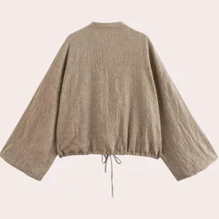 Truien & Vesten Dames*LALEH - Casual Vintage Zomervest voor Dames Khaki