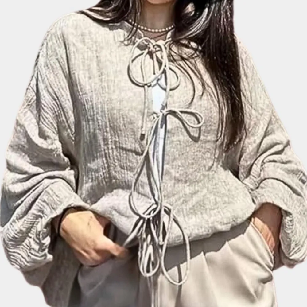 Truien & Vesten Dames*LALEH - Casual Vintage Zomervest voor Dames Khaki