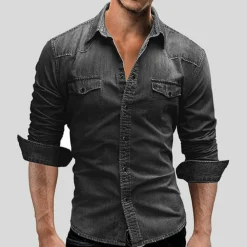 Shirts Heren*LARRY - Casual lange mouwen zomershirt