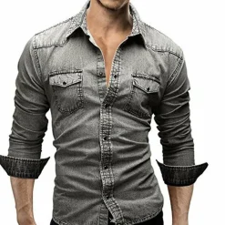 Shirts Heren*LARRY - Casual lange mouwen zomershirt