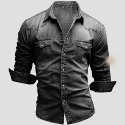 Shirts Heren*LARRY - Casual lange mouwen zomershirt