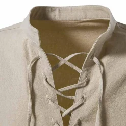 Shirts Heren*LASZLO - Elegant V-hals shirt voor de Zomer