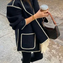 Jassen Dames*LATRICE - Elegante zomerjas met sjaal