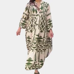 Jurken & Jumpsuits Dames*Laura - Elegante maxi-jurk voor dames, perfect voor de zomer