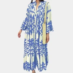Jurken & Jumpsuits Dames*Laura - Elegante maxi-jurk voor dames, perfect voor de zomer