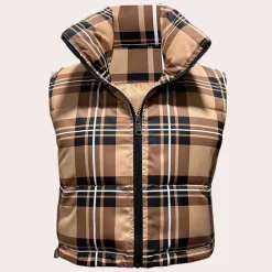 Truien & Vesten Dames*LEI - Stijlvol Zomervest voor Dames Khaki