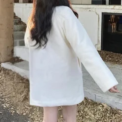 Jassen Dames*LEIANA - Elegante en Trendy Winterjas voor Dames Wit