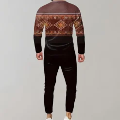 Sets Heren*Leif - Heren trainingspak met retroprint