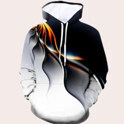 Truien & Vesten Heren*Lenci - Trendy Lichtafdruk Zomer Hoodie voor Mannen