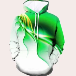 Truien & Vesten Heren*Lenci - Trendy Lichtafdruk Zomer Hoodie voor Mannen