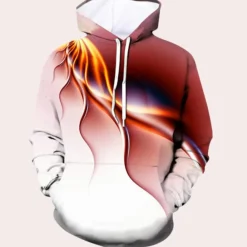 Truien & Vesten Heren*Lenci - Trendy Lichtafdruk Zomer Hoodie voor Mannen