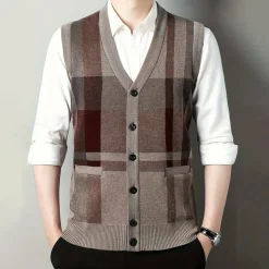 Truien & Vesten Heren*LEONEL - Stijlvol zomer vest voor mannen