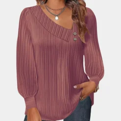 Blazers & Blouses Dames*Leonie - Stijlvolle damesblouse voor de zomer