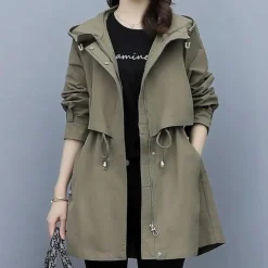 Jassen Dames*LEONTINA - Luxe Capuchonjas voor Dames