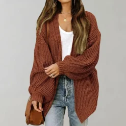 Truien & Vesten Dames*Leppa - Casual gebreid damesvest voor de zomer