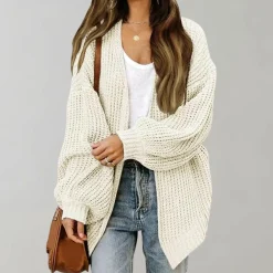 Truien & Vesten Dames*Leppa - Casual gebreid damesvest voor de zomer