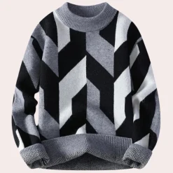 Truien & Vesten Heren*Leroux - Stijlvolle gebreide casual herensweater voor de zomer
