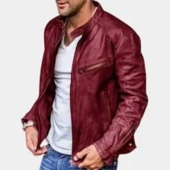 Leren Jassen Heren|Jassen Heren*Leroy - Klassiek weerbestendig herenjack voor de zomer