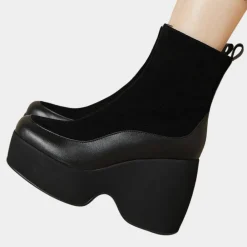 Damesschoenen*LESHAH - Comfortabele Zomerlaarzen voor Dames Zwart