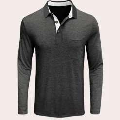 Shirts Heren*Leutrim - Comfortabel herenpoloshirt voor de zomer