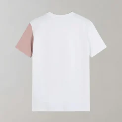 Shirts Heren*Lex - Casual kleurenblok t-shirt voor heren, perfect voor de zomer