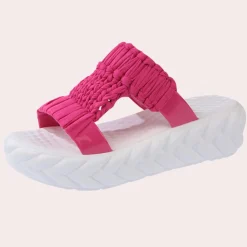 Damesschoenen*Lia - Trendy zomersandalen met vlechten voor een zorgeloze zomer