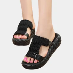 Damesschoenen*Lia - Trendy zomersandalen met vlechten voor een zorgeloze zomer