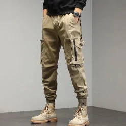 Broeken Heren*LIAS - Zomerse casual cargo broek