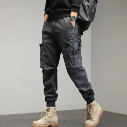 Broeken Heren*LIAS - Zomerse casual cargo broek