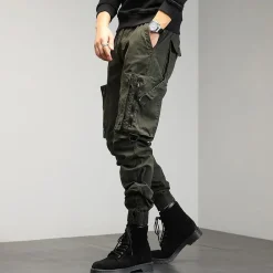 Broeken Heren*LIAS - Zomerse casual cargo broek