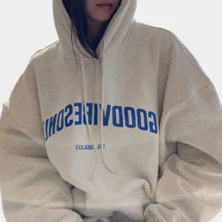 Truien & Vesten Dames*Lichte en bedrukte dameshoodie voor de zomer