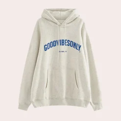 Truien & Vesten Dames*Lichte en bedrukte dameshoodie voor de zomer