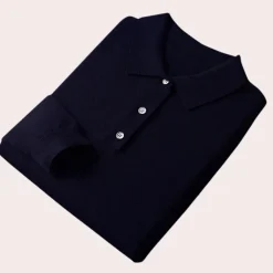 Shirts Heren*Lichte herenpolo met volledige mouwen voor de zomer