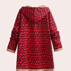 Jassen Dames*LILIANA - Geraffineerde Winterjas voor Dames Rood