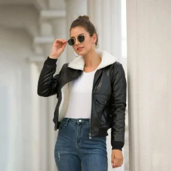 Jassen Dames*LILLIE - Stijlvolle zomerjas voor vrouwen Zwart