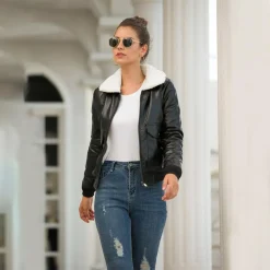 Jassen Dames*LILLIE - Stijlvolle zomerjas voor vrouwen Zwart