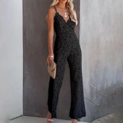 Jurken & Jumpsuits Dames*LILOU - Elegante zomer jumpsuit