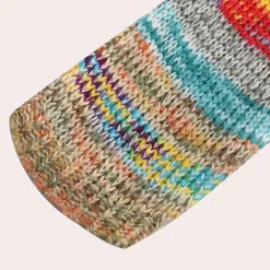 Truien & Vesten Dames*Lina - Kleurrijk gebreid damesvest met V-hals voor de zomer