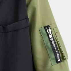 Jassen Dames*LINZEI - Modieuze Zomerjas voor Dames Zwart Groen